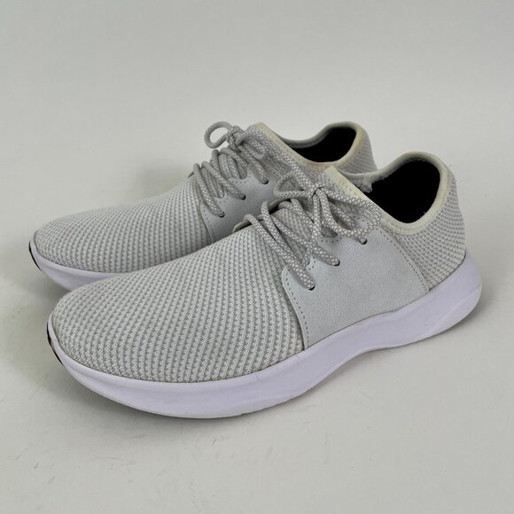 Vessi Everyday Classic 100% Waterproof Lace-Up Sneakers, Pearl White, Size 10 - Picture 2 of 10